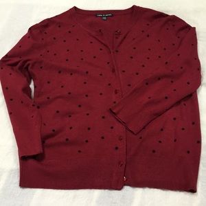 Polka dot cardigan